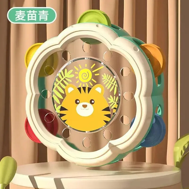 Juguete Tambor 🥁 Instrumentos Musicales Montessori para Bebés — ¡Descubre el Ritmo Desde Pequeños!