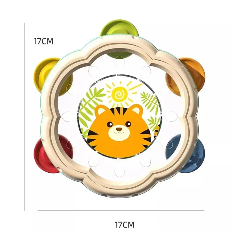 Juguete Tambor 🥁 Instrumentos Musicales Montessori para Bebés — ¡Descubre el Ritmo Desde Pequeños!