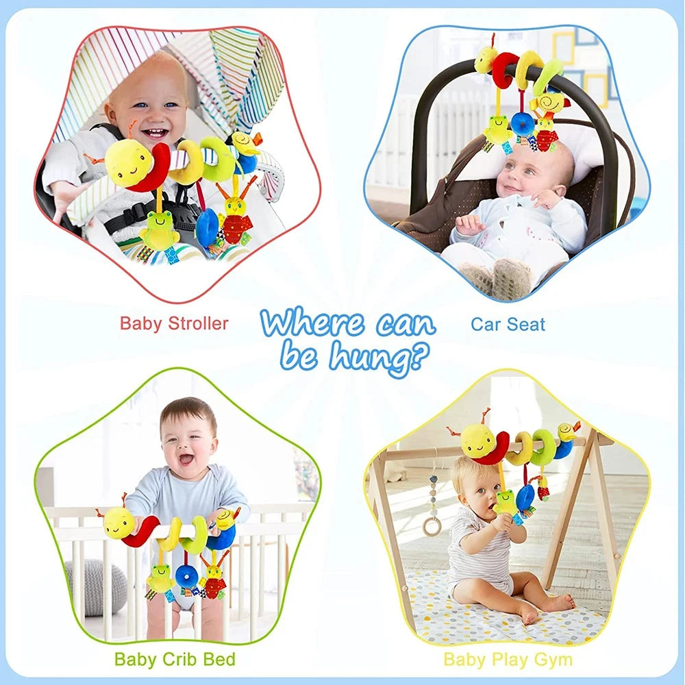 Sonajero de juguete para bebé, niño y niña, juguetes colgantes de viaje, asiento de coche.