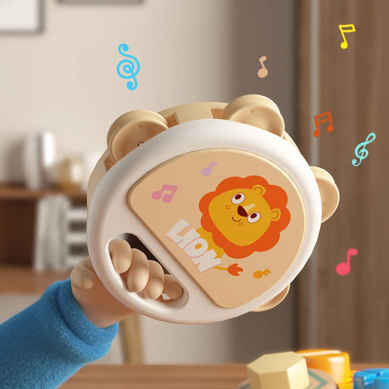 Juguete Tambor 🥁 Instrumentos Musicales Montessori para Bebés — ¡Descubre el Ritmo Desde Pequeños!