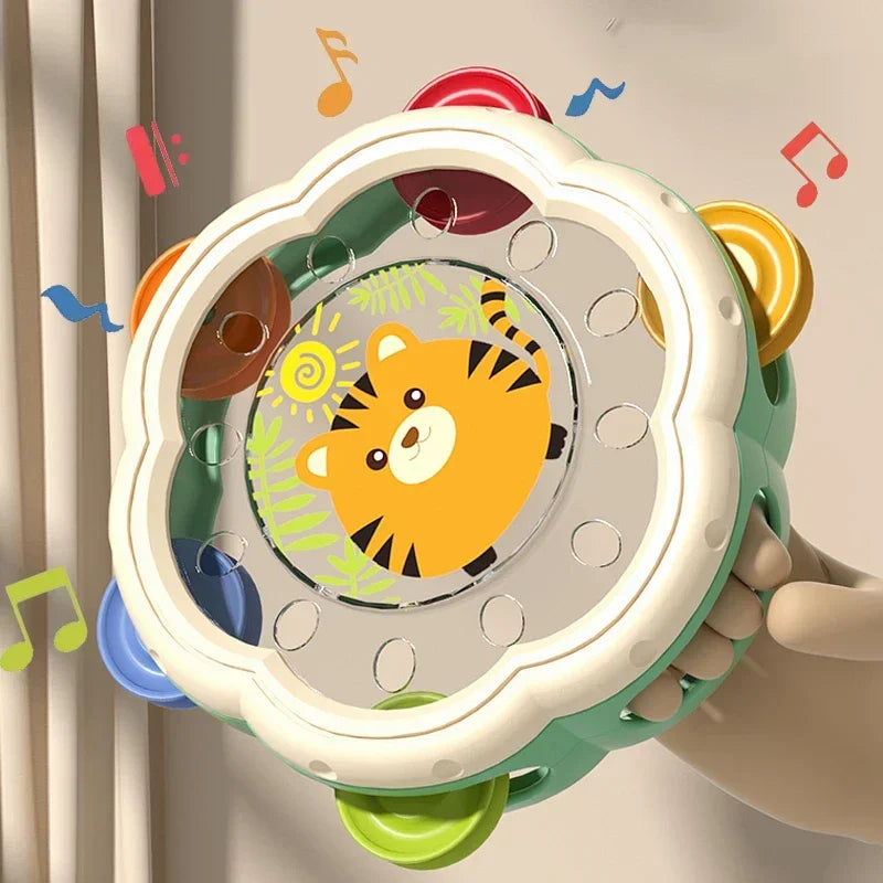 Juguete Tambor 🥁 Instrumentos Musicales Montessori para Bebés — ¡Descubre el Ritmo Desde Pequeños!