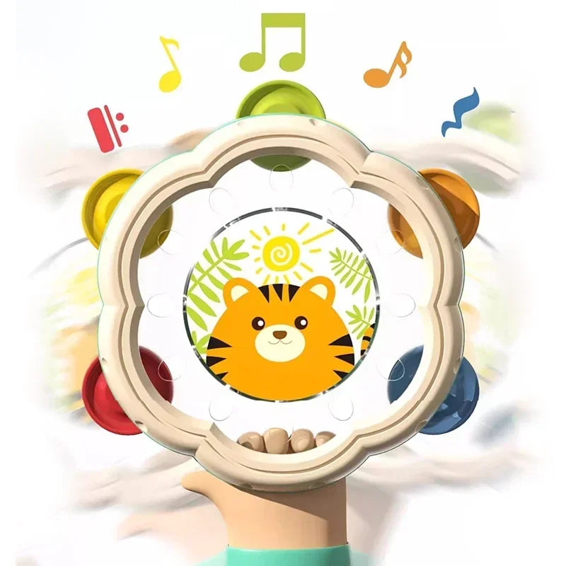 Juguete Tambor 🥁 Instrumentos Musicales Montessori para Bebés — ¡Descubre el Ritmo Desde Pequeños!
